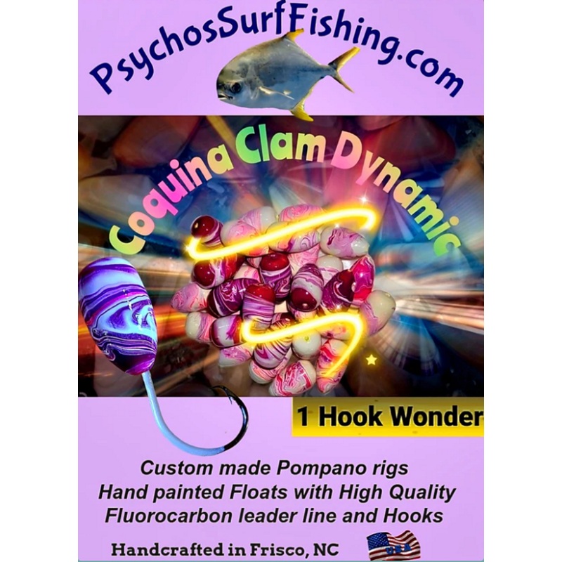 Psycho's Surf Fishing Coquina Clam Dynamic Rig