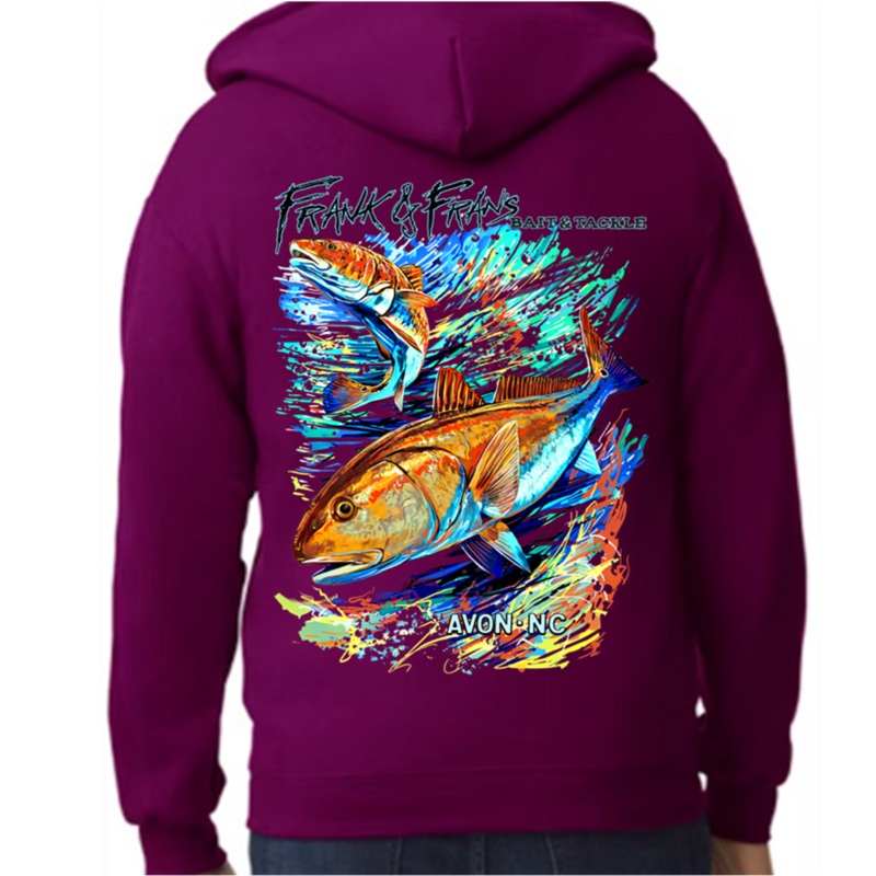 F&F Drum Splash Zip Hoodie