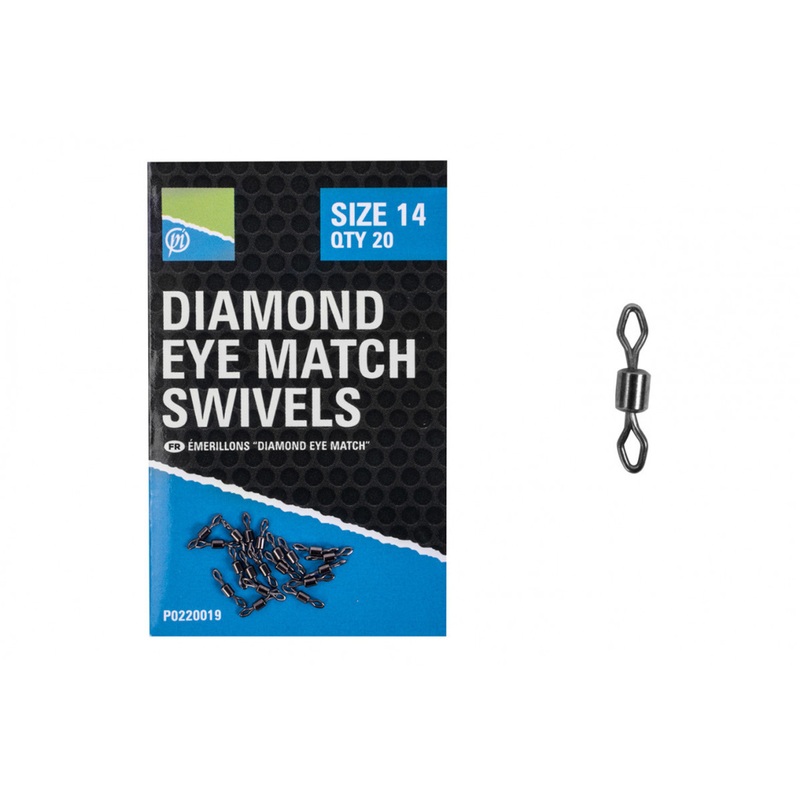 Preston Innovations Diamond Eye Match Swivels