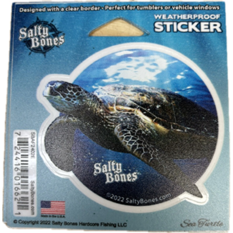 Salty Bones Tumbler Sticker