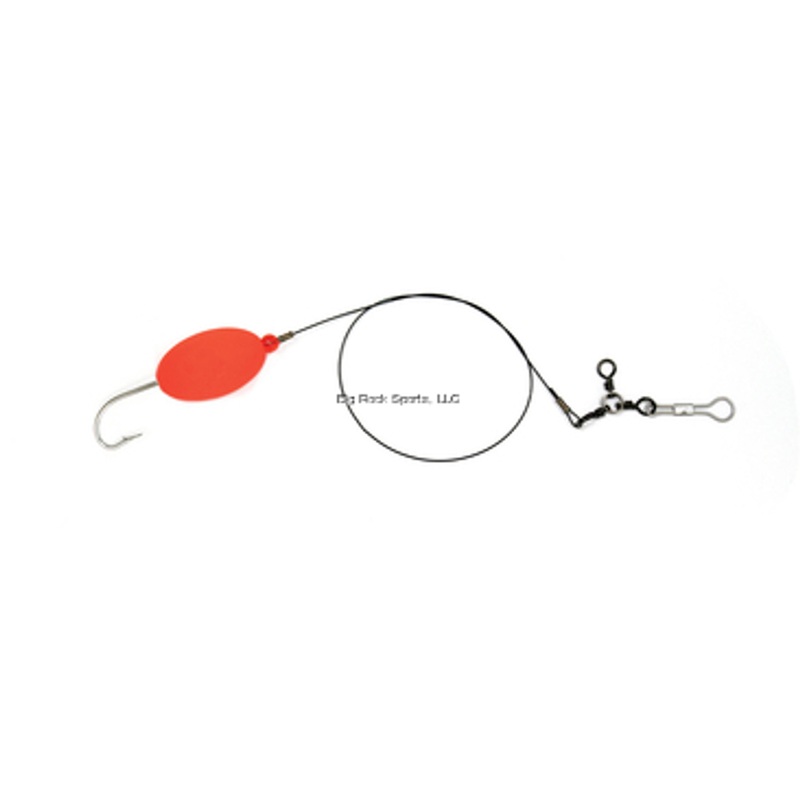 Sea Striker FBS3D-R Bluefish Rig 7/0 Plain Hook, Red 2" Oval Float