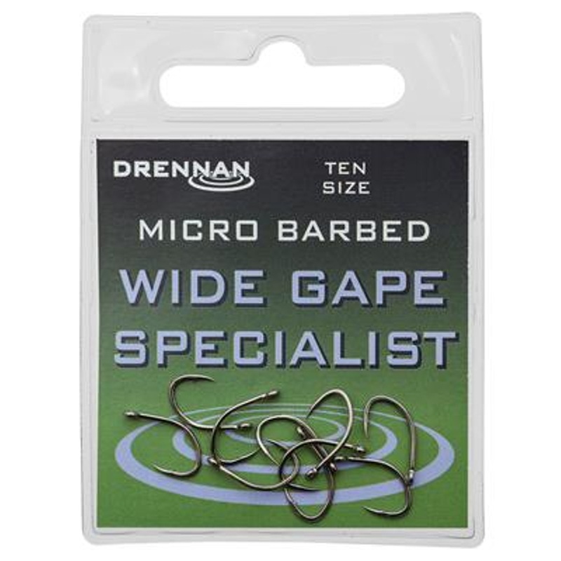 Drennan Micro Barbed Wide Gape Specialist Hooks