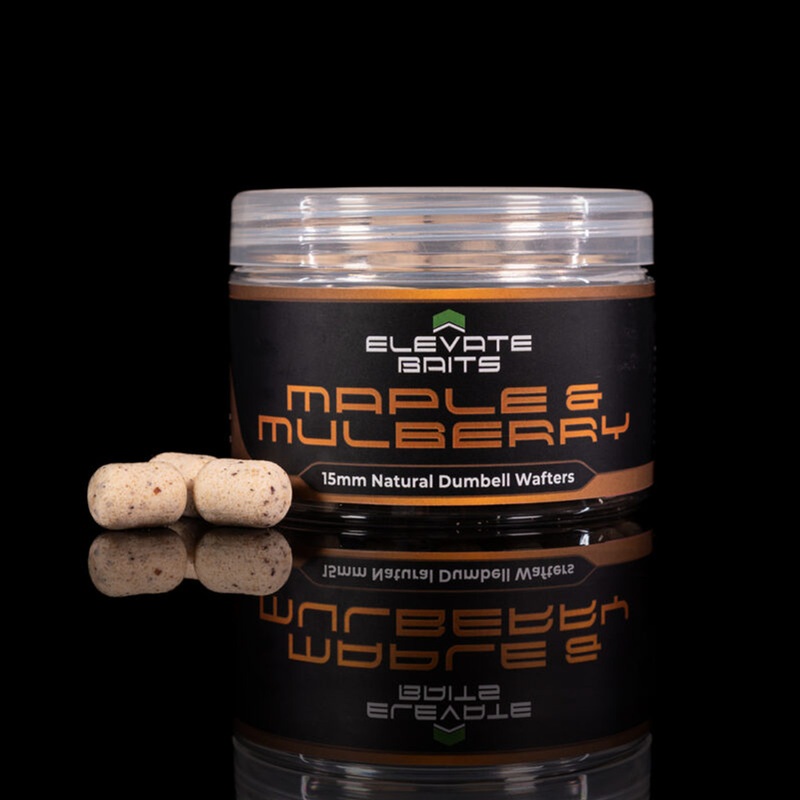 Elevate Baits Maple & Mulberry 15mm Dumbell Wafters