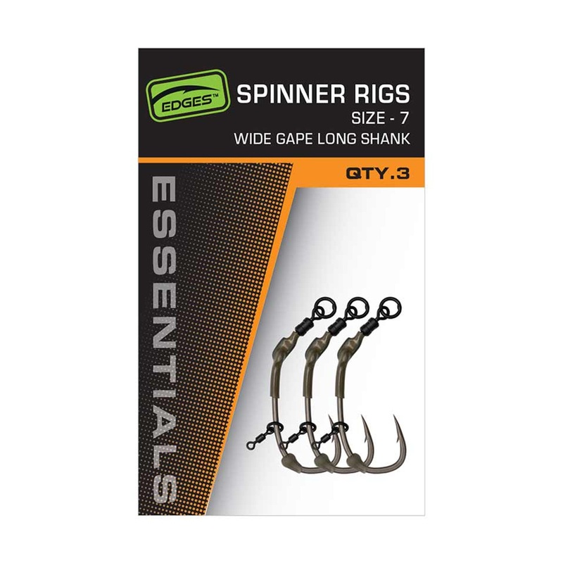 Fox Spinner Rigs Wide Gape Long Shank