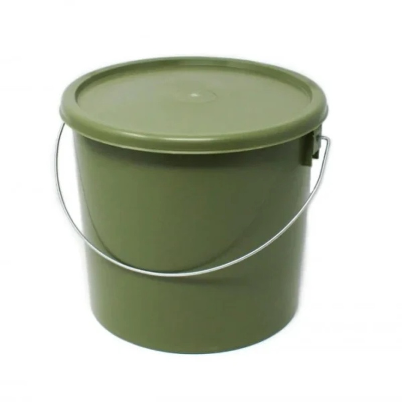 Lemco 2.5ltr Round Green Bucket