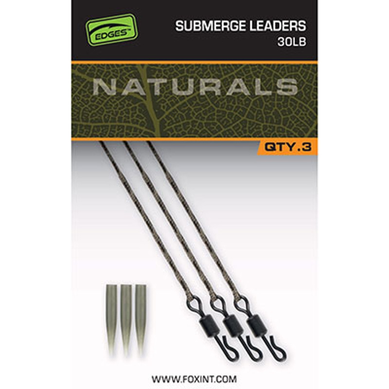 Fox Naturals Submerge Leaders 30lb