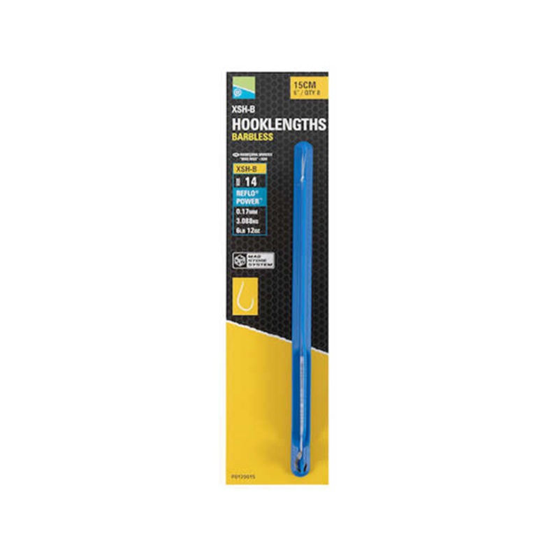 Preston Innovations XSH-B 6"/15cm Hooklengths (Barbless)