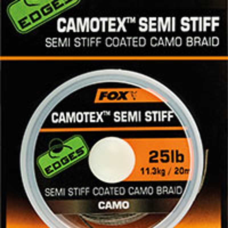 Fox Camotex 25lb Semi Stiff Coated Braid