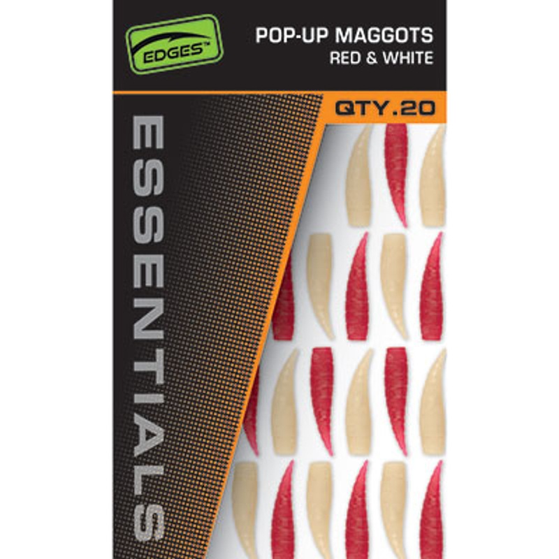Fox Pop-Up Maggots (Red & White)