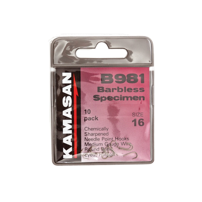 Kamasan B981 Barbless Hooks
