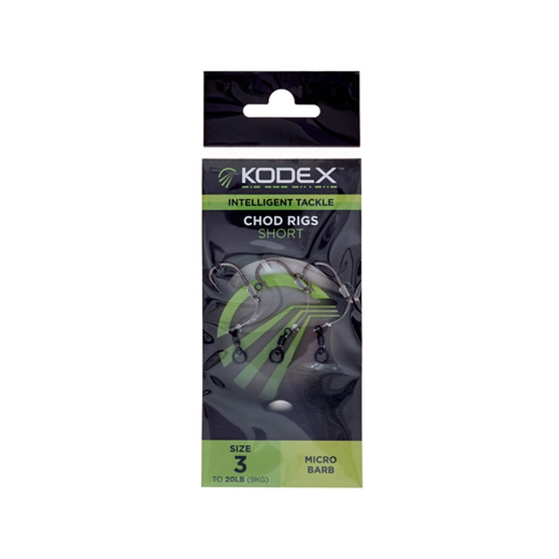 Kodex Short Chod Rigs - Microbarb